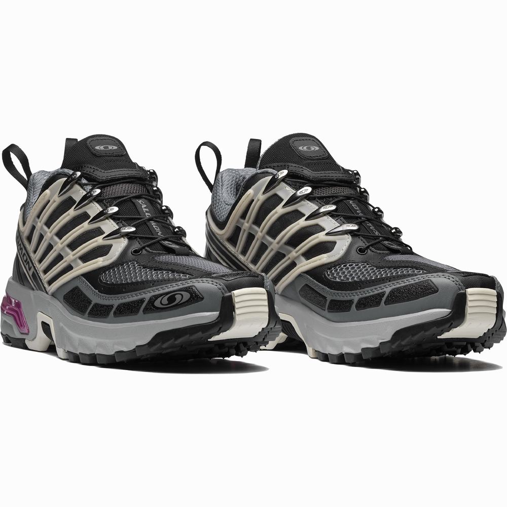 Men's Salomon Acs Pro Advanced Sneakers Black/ Grey | NZ-7392481