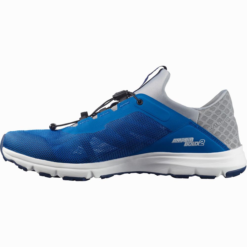 Men's Salomon Amphib Bold 2 Water Shoes Blue/grey | NZ-4812390