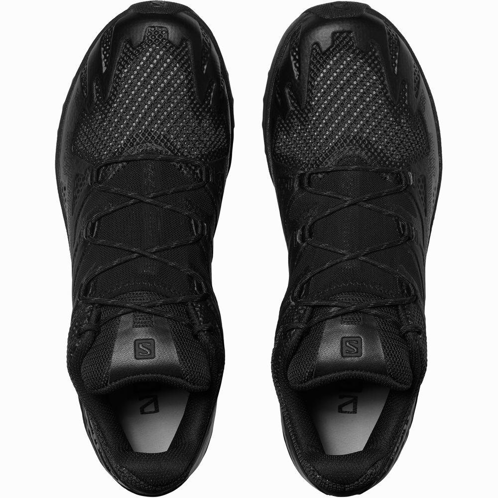 Men's Salomon Cross Advanced Sneakers Black | NZ-1923748