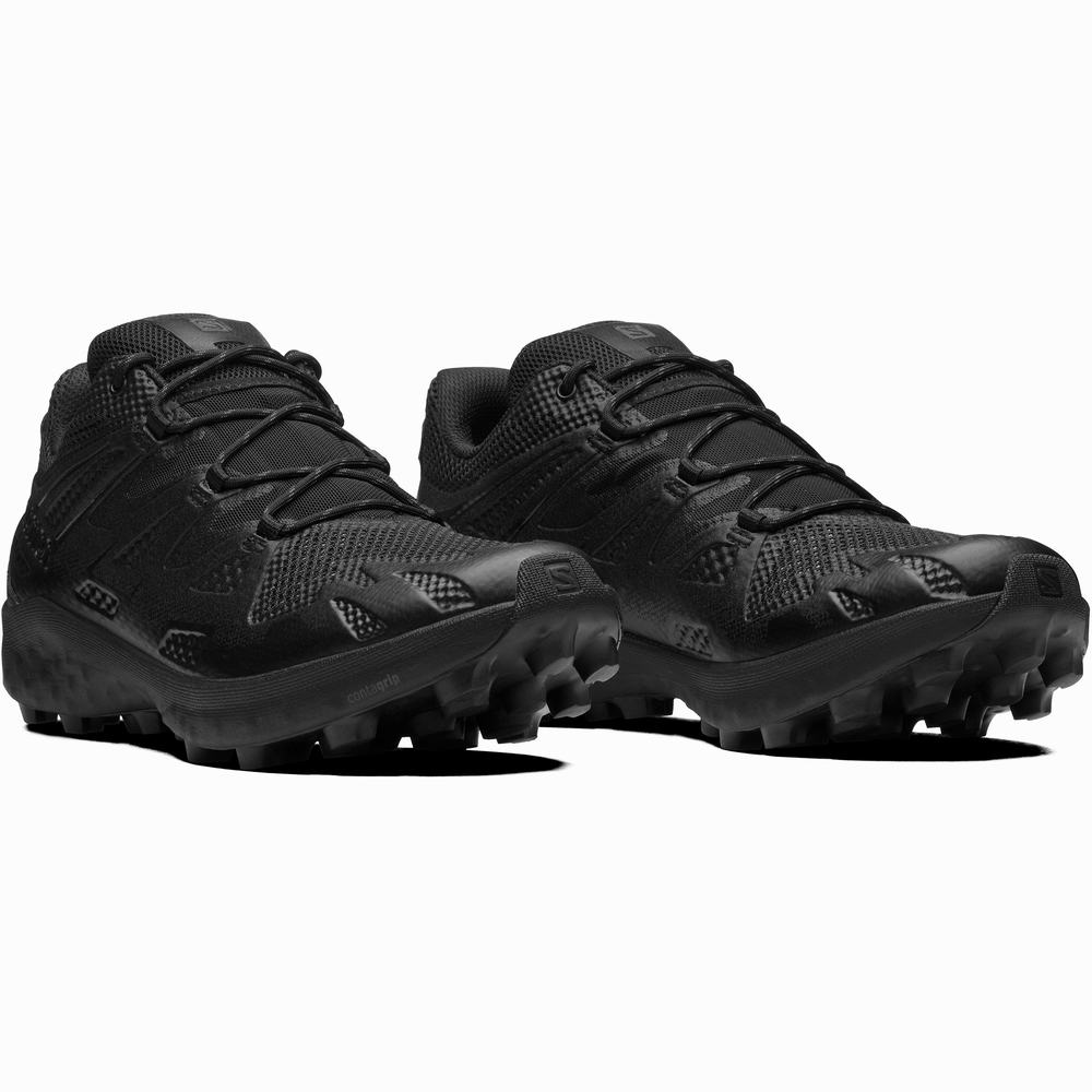 Men's Salomon Cross Advanced Sneakers Black | NZ-1923748