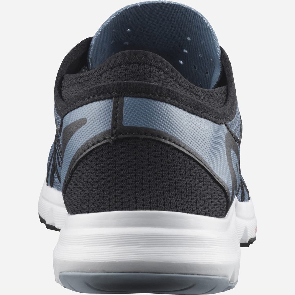 Men's Salomon Crossamphibian Swift 2 Hiking Shoes Blue/Black/Grey Blue | NZ-7853904