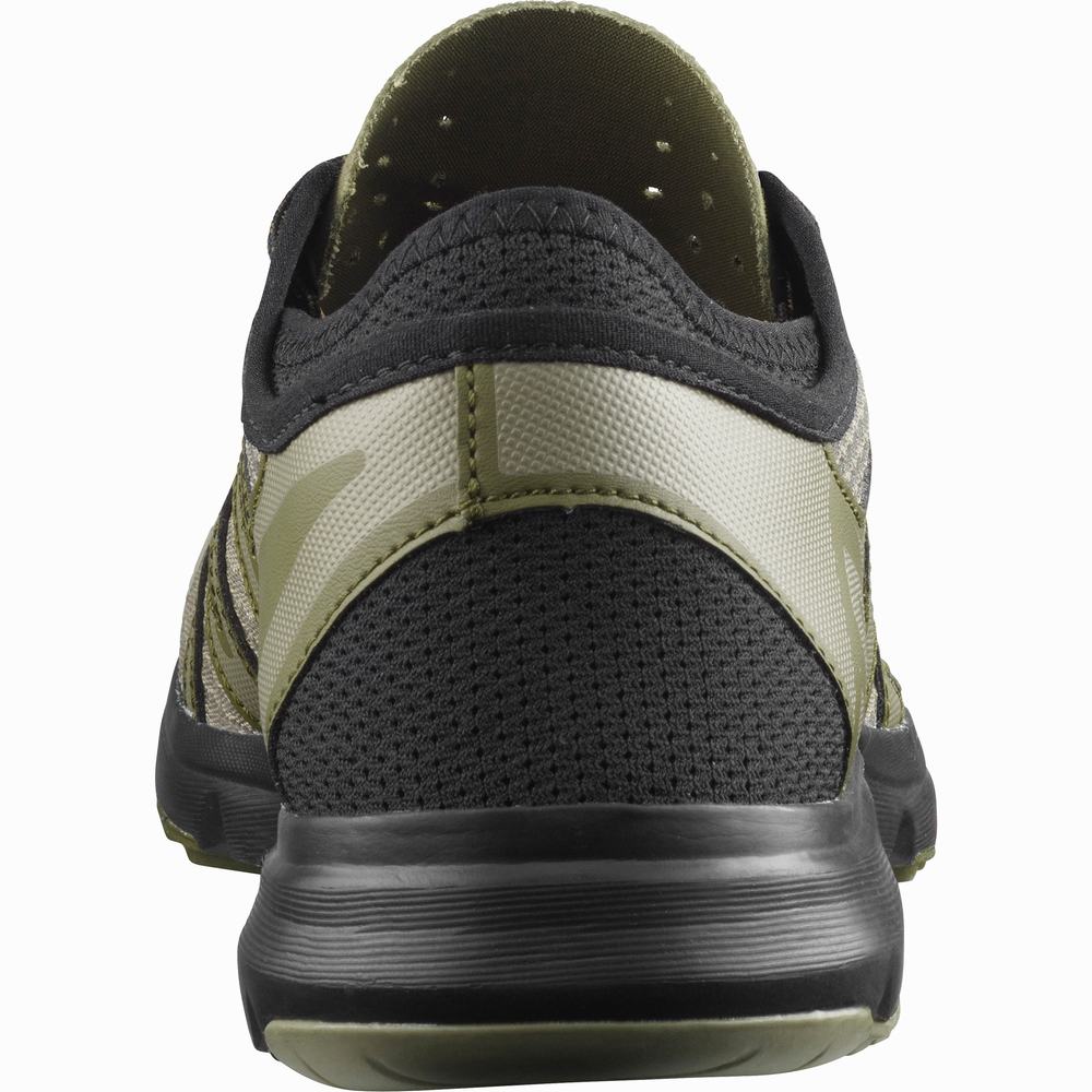 Men's Salomon Crossamphibian Swift 2 Water Shoes Olive/Black | NZ-2379514