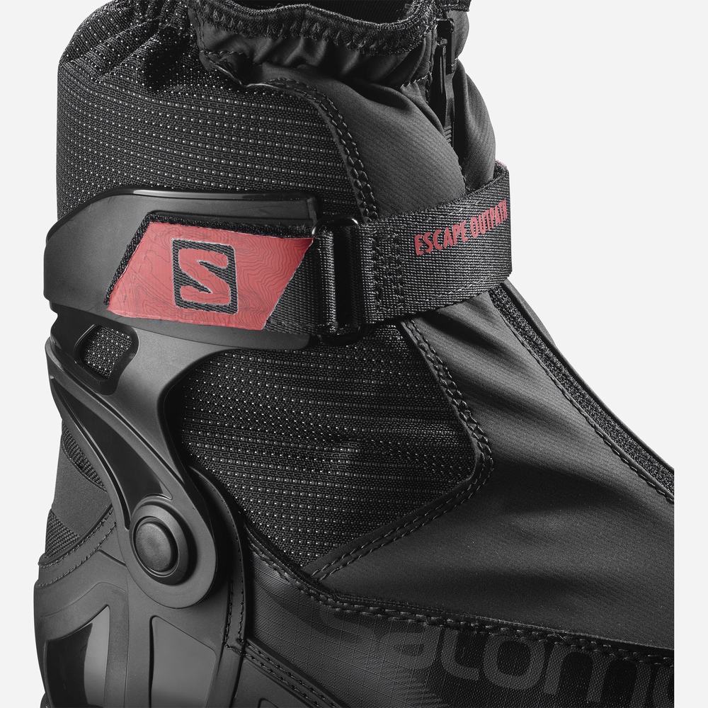 Men's Salomon Escape Outpath Ski Boots Black | NZ-6928150