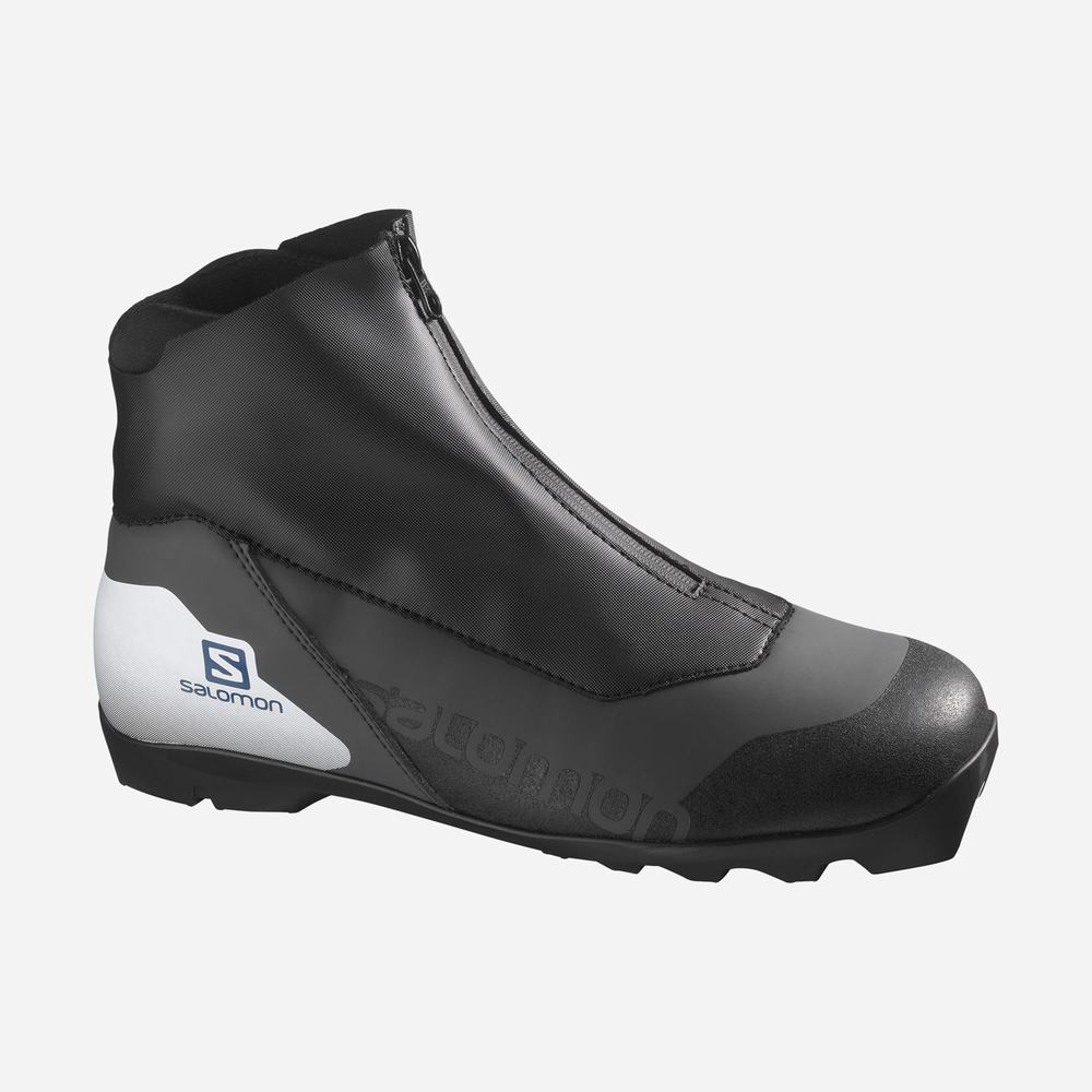 Men\'s Salomon Escape Prolink Ski Boots Black/White/Blue | NZ-3054672