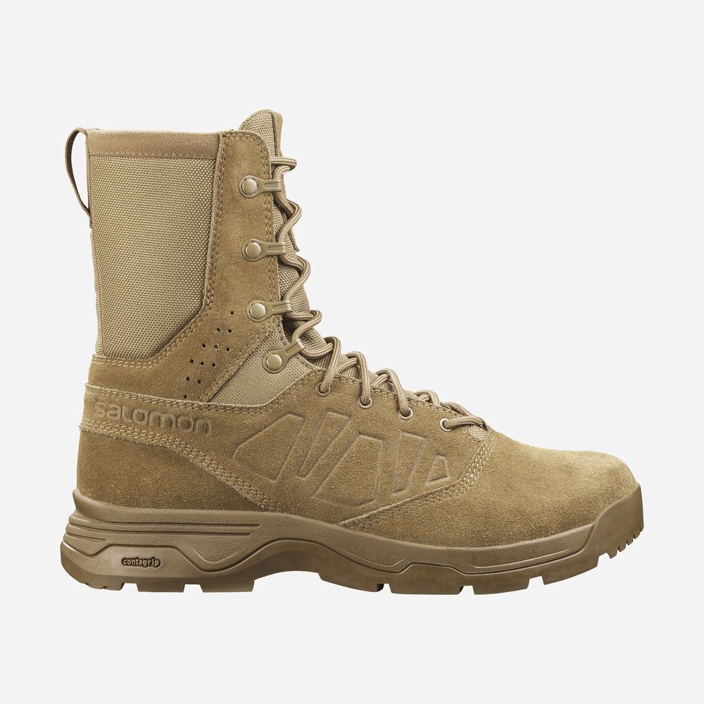 Men\'s Salomon Guardian Wide Tactical Boots Brown | NZ-3698275