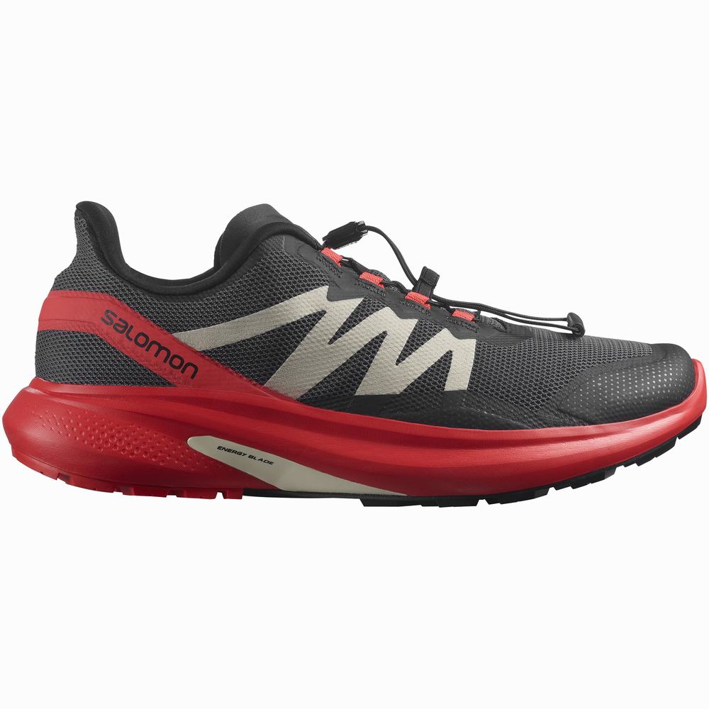 Men\'s Salomon Hypulse Trail Running Shoes Red/Black | NZ-5248073