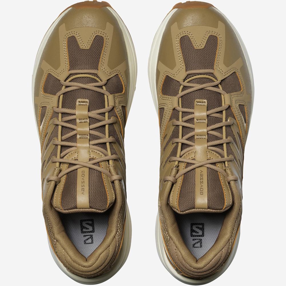 Men's Salomon Odyssey 1 Advanced Sneakers Brown | NZ-6453018