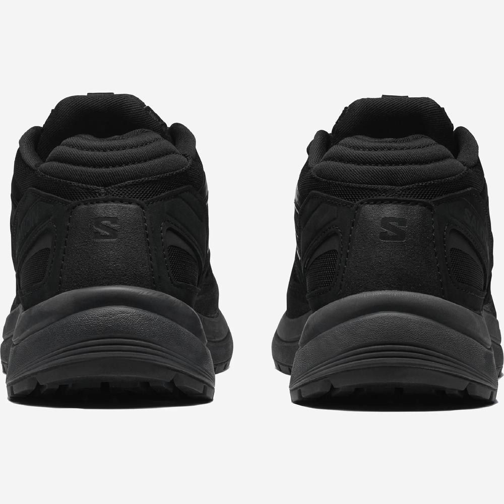 Men's Salomon Odyssey 1 Leather Advanced Sneakers Black | NZ-0589467
