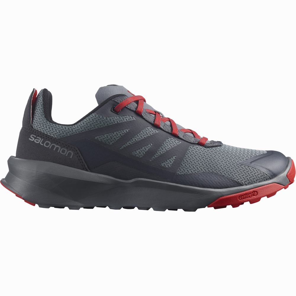 Men\'s Salomon Patrol Hiking Shoes Navy/red | NZ-2894105