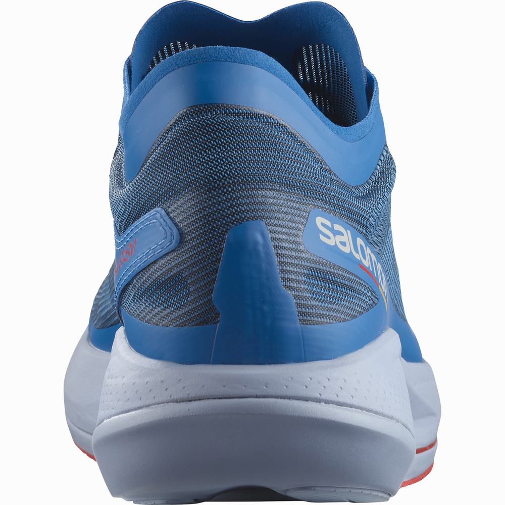 Men's Salomon Phantasm Running Shoes Indigo/Blue/Red | NZ-0814327