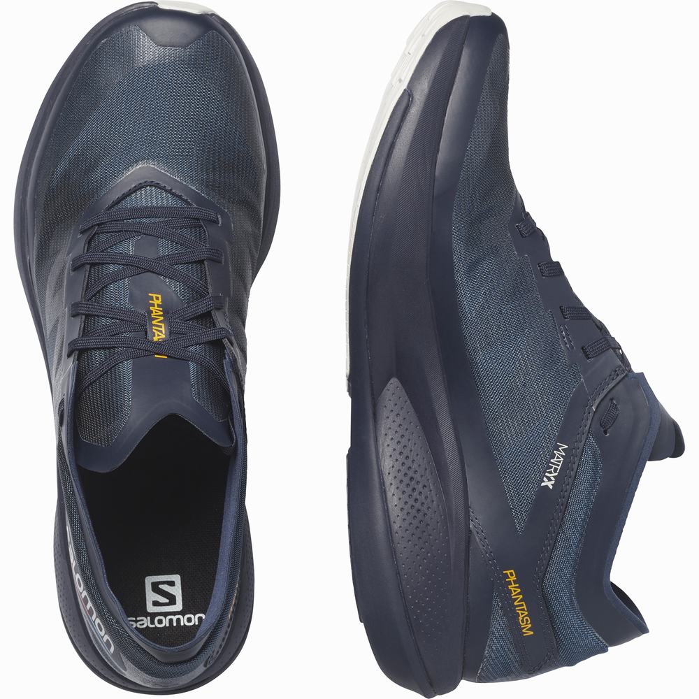 Men's Salomon Phantasm Running Shoes Indigo | NZ-1346287