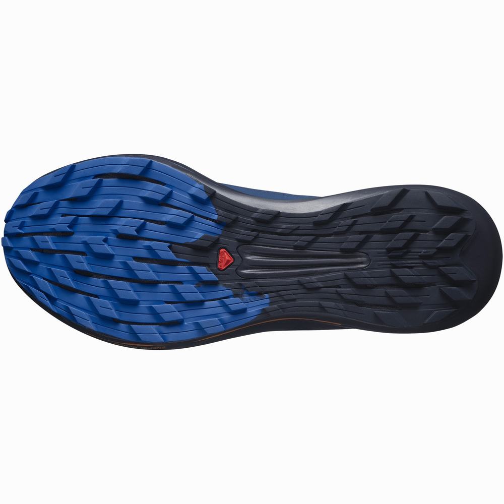 Men's Salomon Pulsar Trail Pro Trail Running Shoes Blue | NZ-4902573