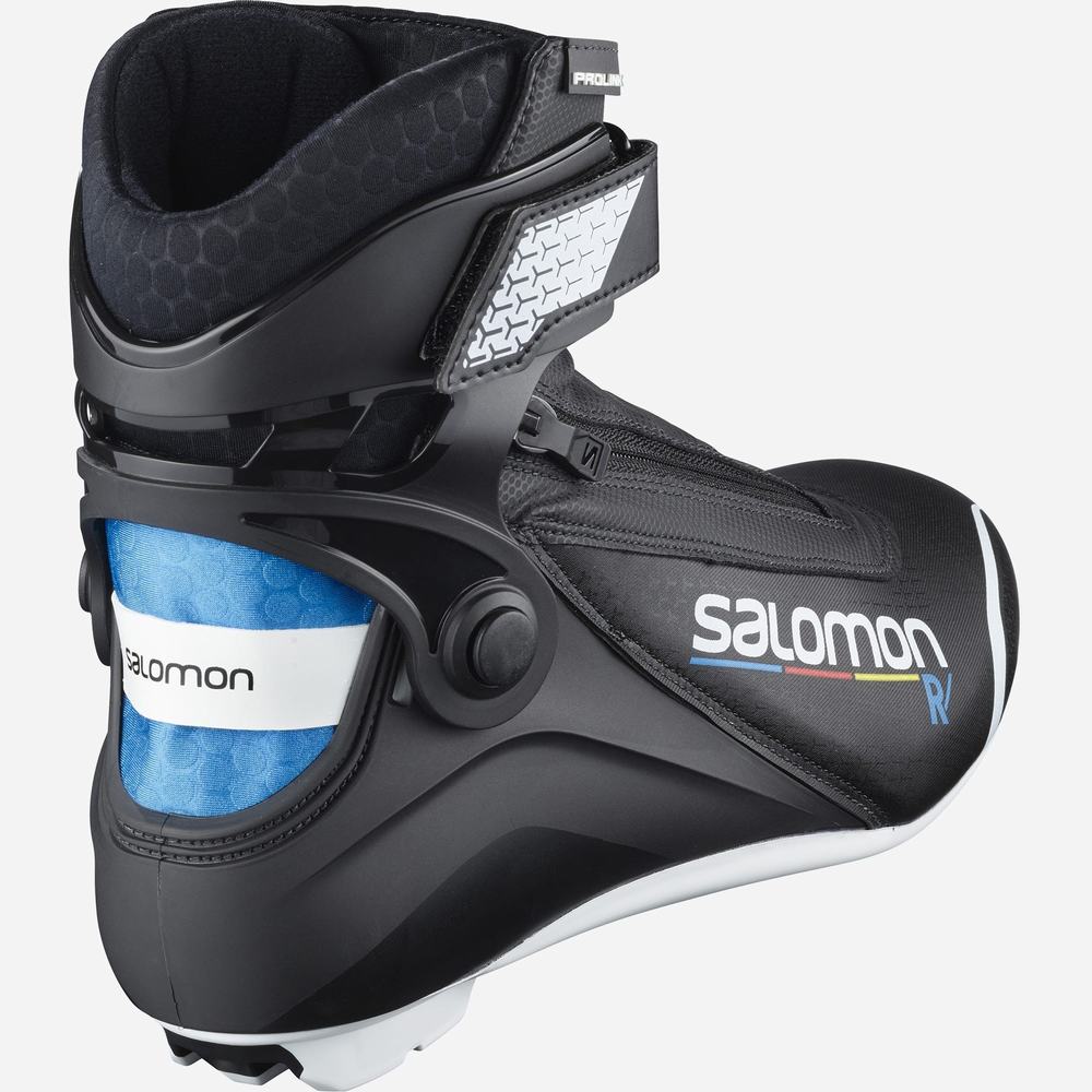 Men's Salomon R/ Ski Boots Black/Blue | NZ-6182543