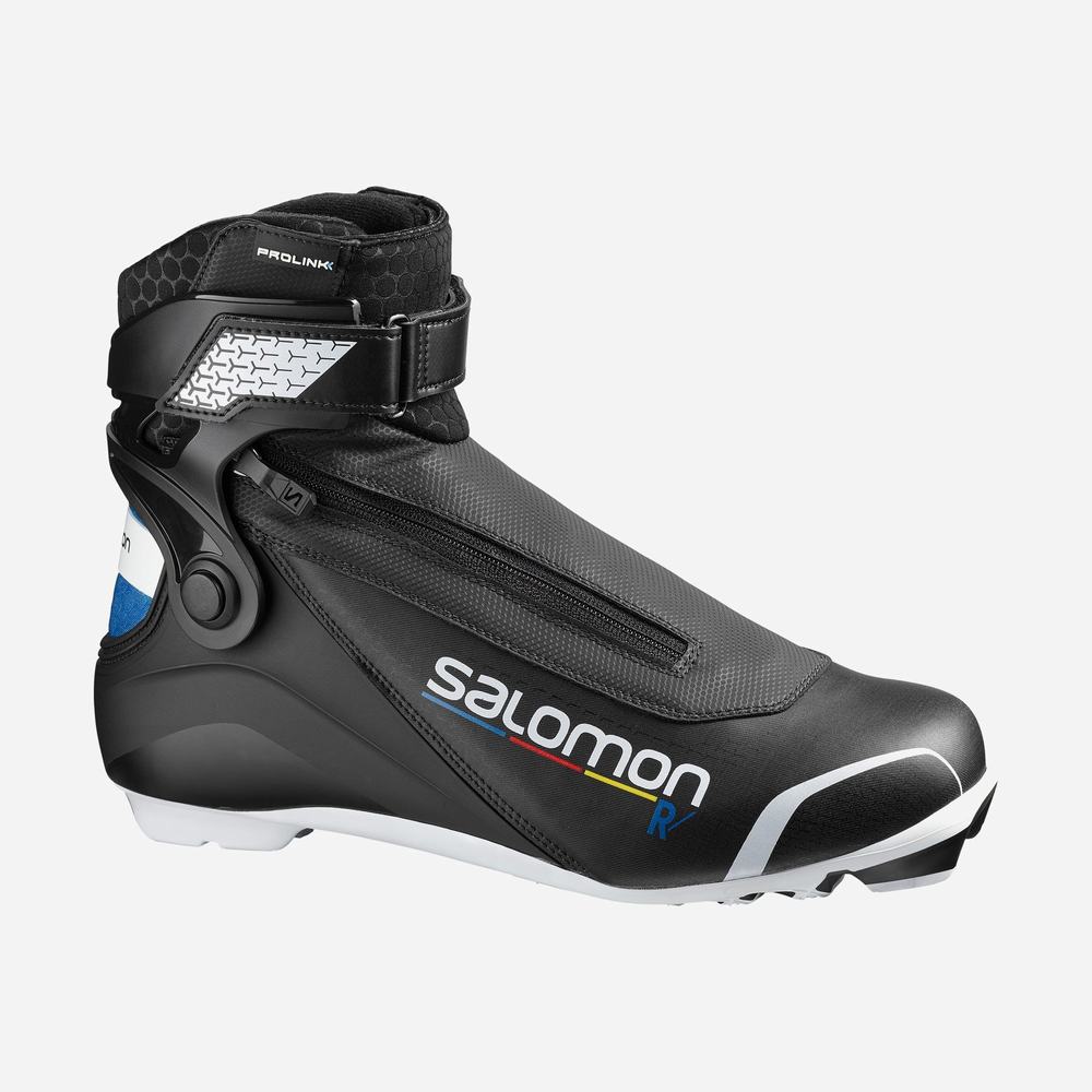 Men\'s Salomon R/ Ski Boots Black/Blue | NZ-6182543