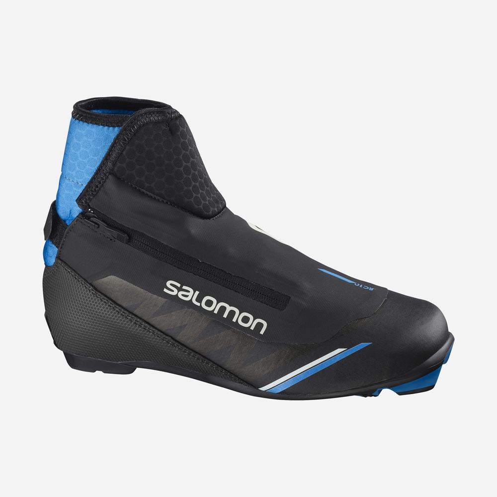 Men\'s Salomon Rc10 Ski Boots Navy/Black/Blue | NZ-9756024