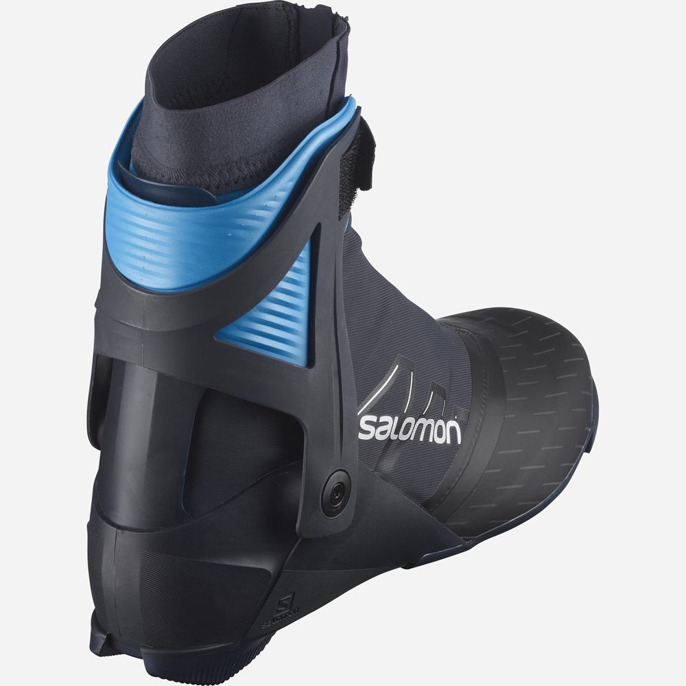 Men's Salomon Rs10 Ski Boots Navy/Black/Blue | NZ-5936280