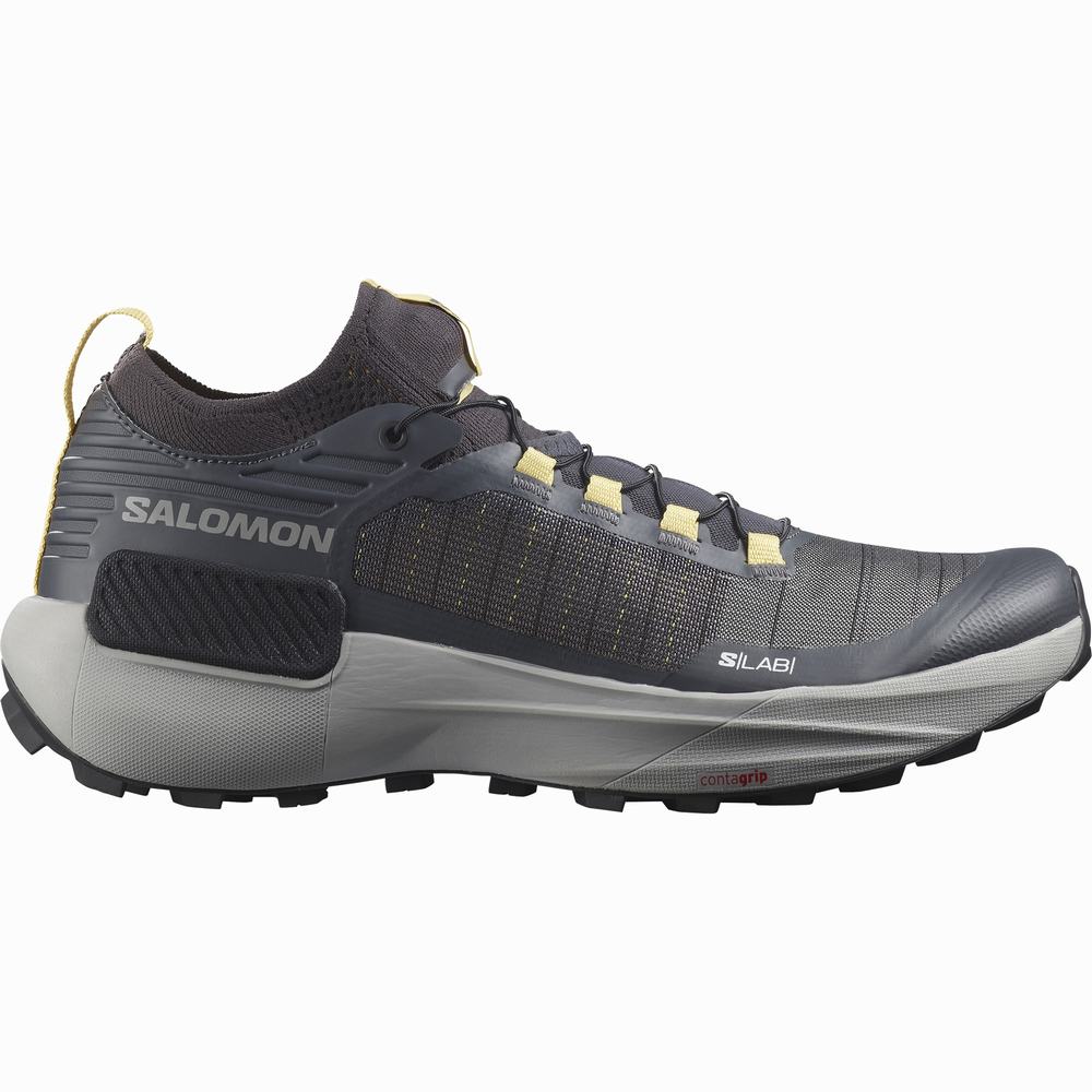 Men\'s Salomon S/Lab Genesis Trail Running Shoes Black/Orange | NZ-4607831