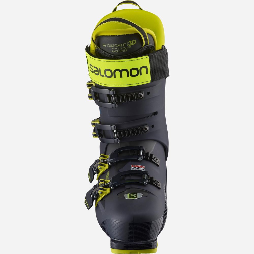 Men's Salomon S/Pro Hv 130 Ski Boots Green/Black | NZ-7235486