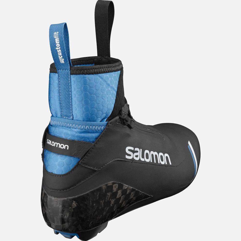 Men's Salomon S/Race Classic Ski Boots Black/Blue | NZ-3712460