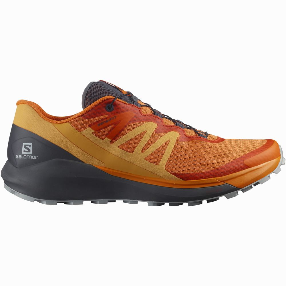 Men\'s Salomon Sense Ride 4 Trail Running Shoes Orange | NZ-4075392