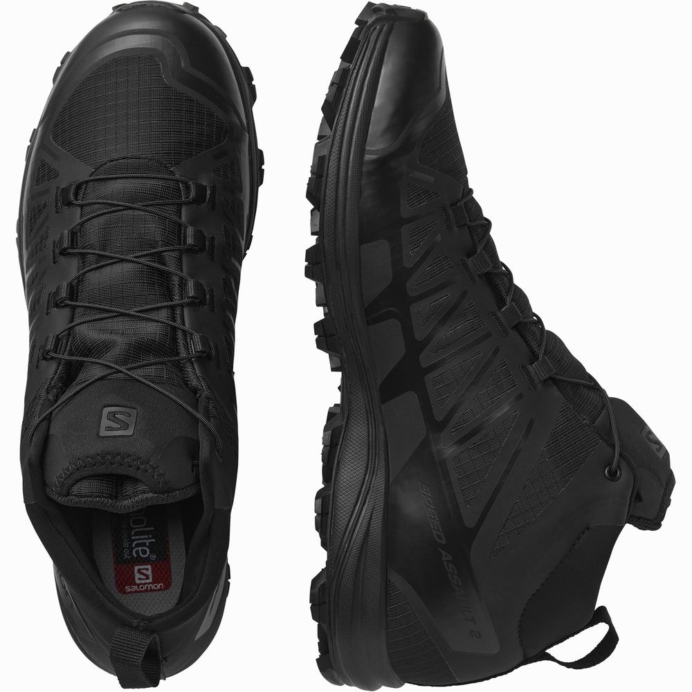 Men's Salomon Speed Assault 2 Approach Shoes Black | NZ-3907248