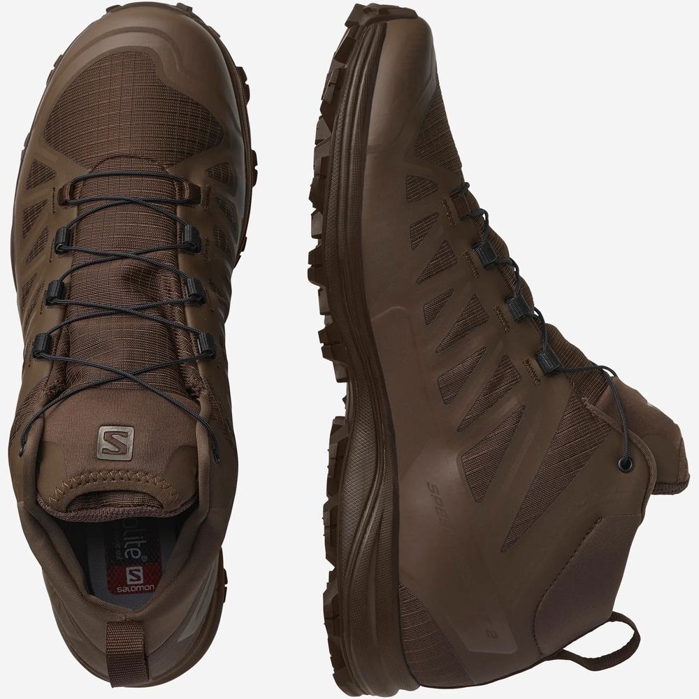 Men's Salomon Speed Assault 2 Approach Shoes Brown | NZ-5908372