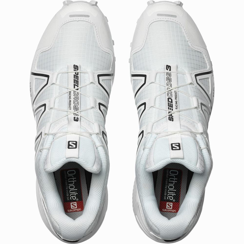Men's Salomon Speedcross 3 Sneakers White | NZ-4508162