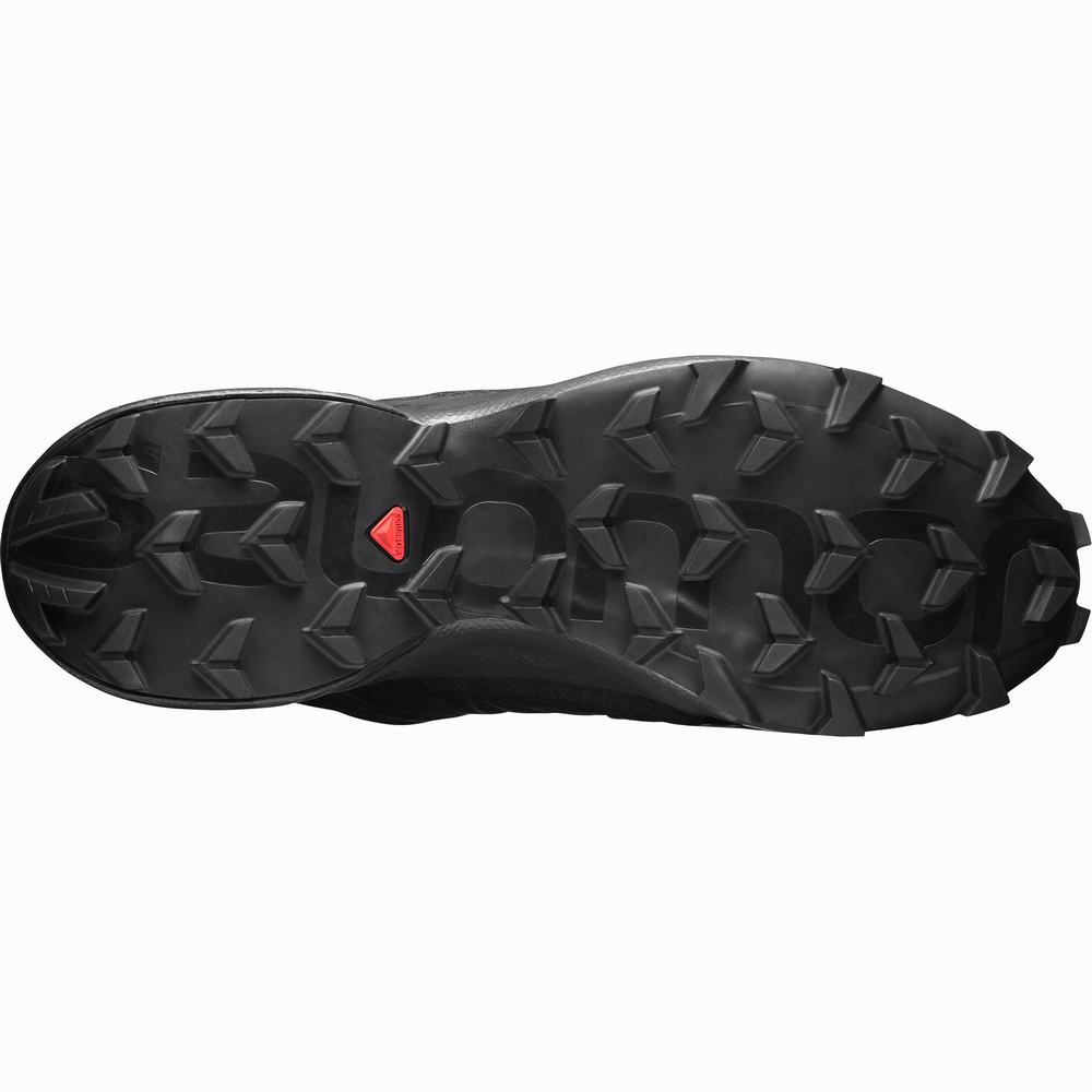 Men's Salomon Speedcross 5 Trail Running Shoes Black | NZ-5796403