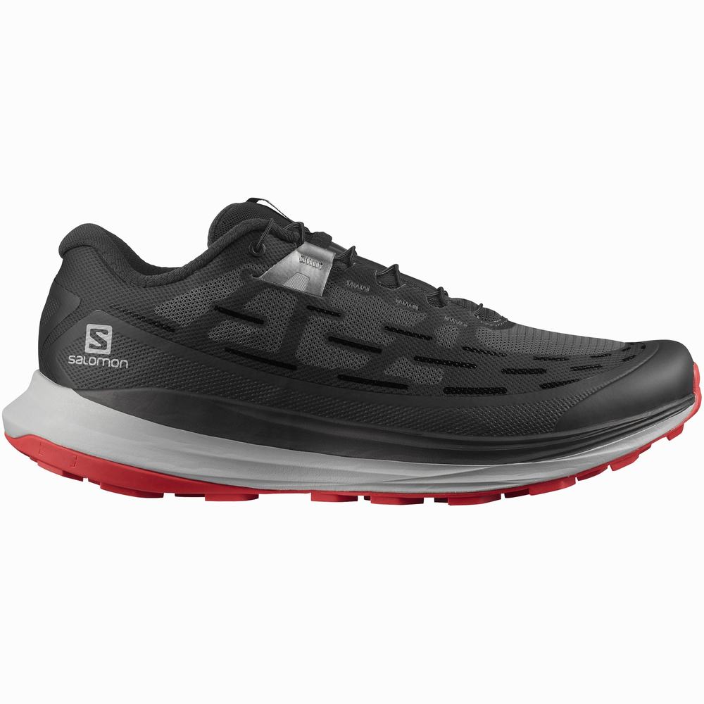 Men\'s Salomon Ultra Glide Trail Running Shoes Black | NZ-7462180