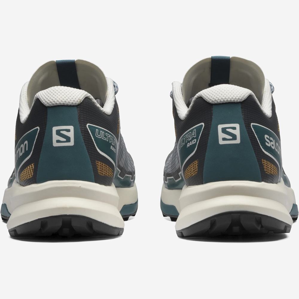 Men's Salomon Ultra Raid Sneakers Grey/Blue | NZ-3795081