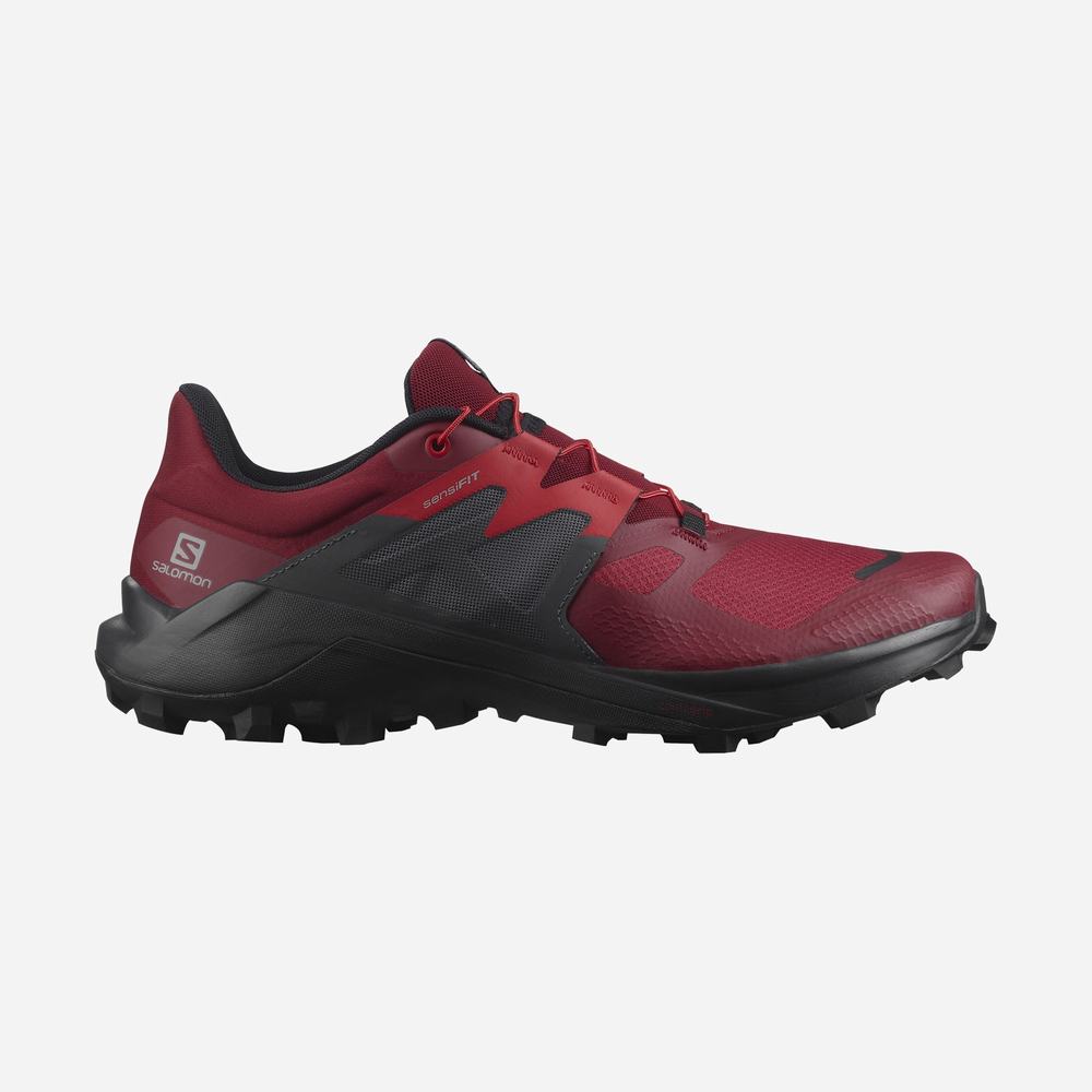 Men\'s Salomon Wildcross 2 Trail Running Shoes Red | NZ-6023147