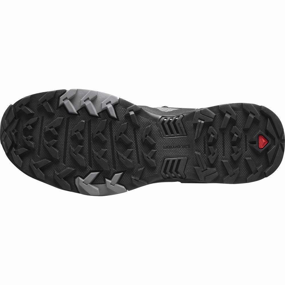 Men's Salomon X Ultra 4 Hiking Shoes Grey/Black | NZ-5416307