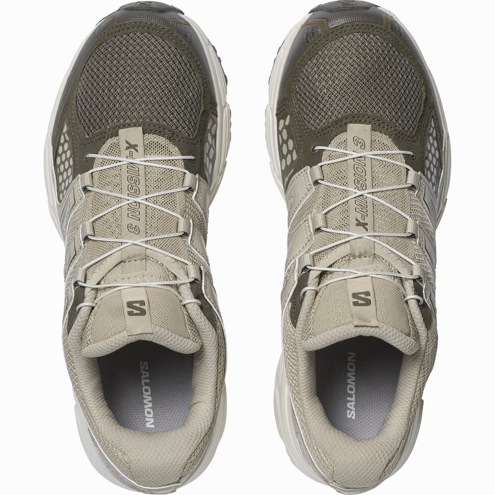 Men's Salomon X-mission 3 Sneakers Brown/Grey | NZ-6783241