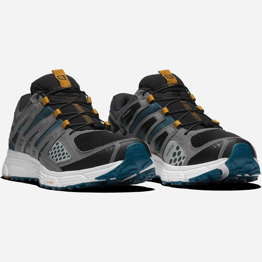 Men's Salomon X-mission 3 Sneakers Grey/Black/Blue | NZ-0231594