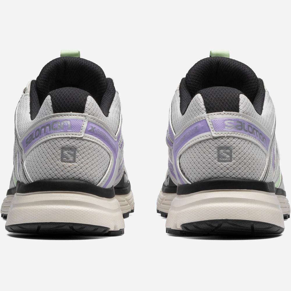 Men's Salomon X-mission 3 Sneakers White/Green/Lavender | NZ-8496157