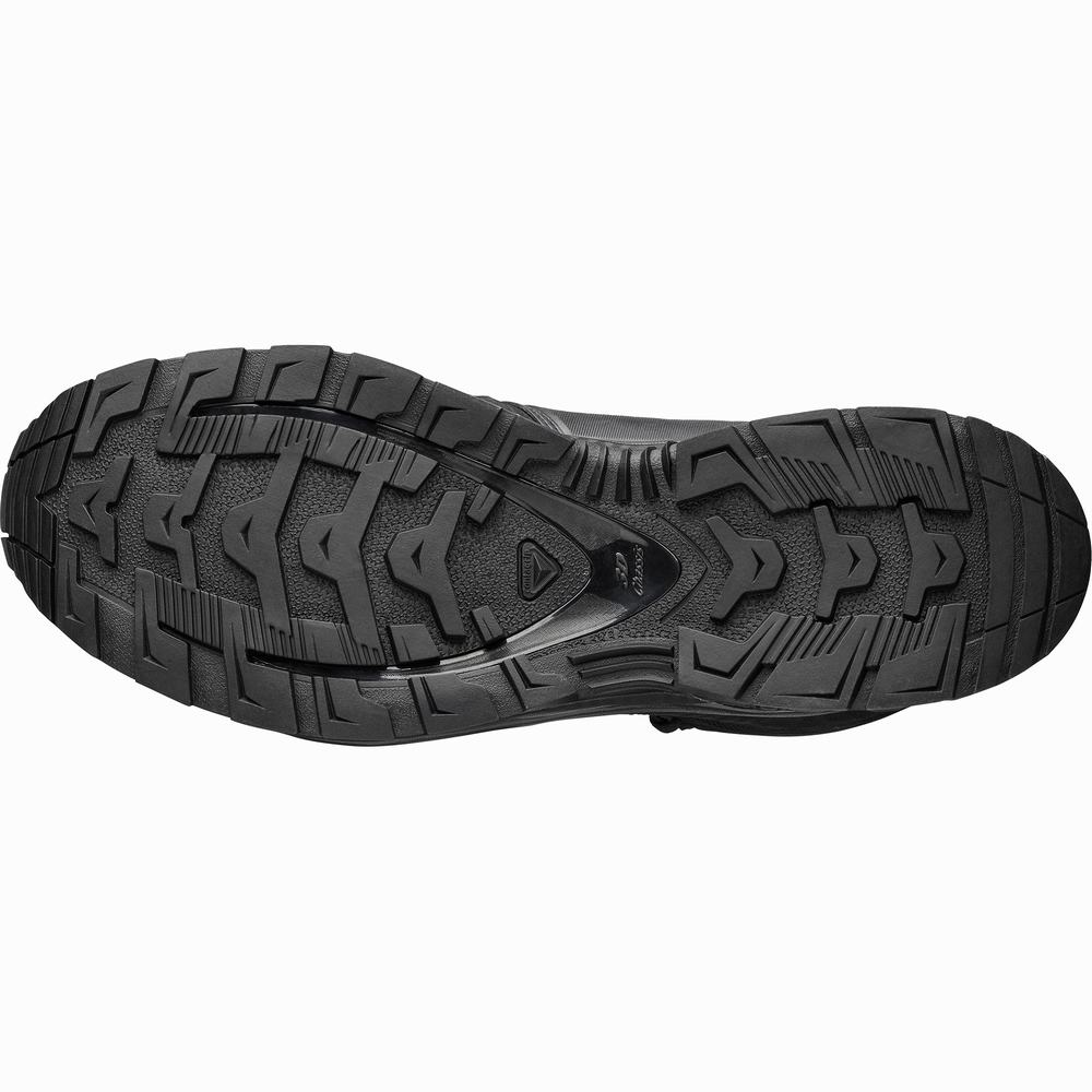 Men's Salomon Xa Forces Mid Gore-tex En Approach Shoes Black | NZ-2791604