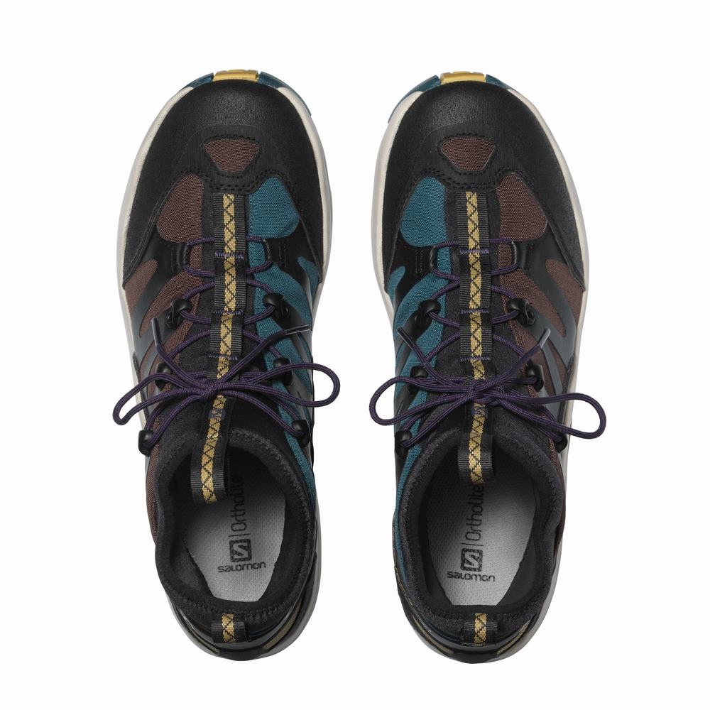 Men's Salomon Xa Pro 1 Mid Gore-tex Sneakers Chocolate/ Black | NZ-2645317