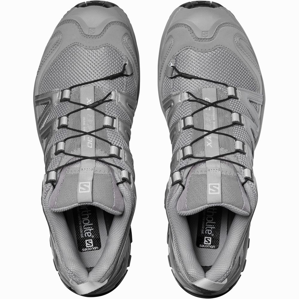 Men's Salomon Xa Pro 3d Sneakers Grey/Silver | NZ-7982405
