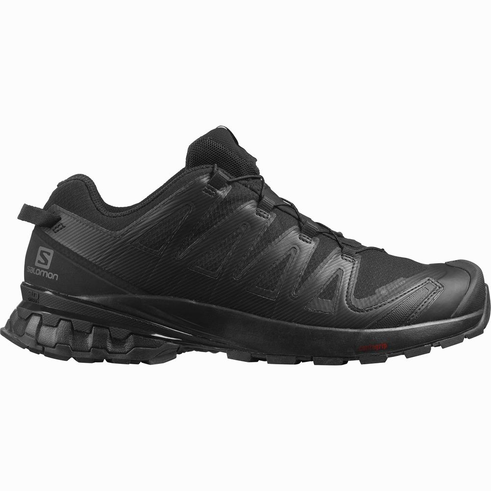 Men\'s Salomon Xa Pro 3d V8 Gore-tex Hiking Shoes Black | NZ-4256973