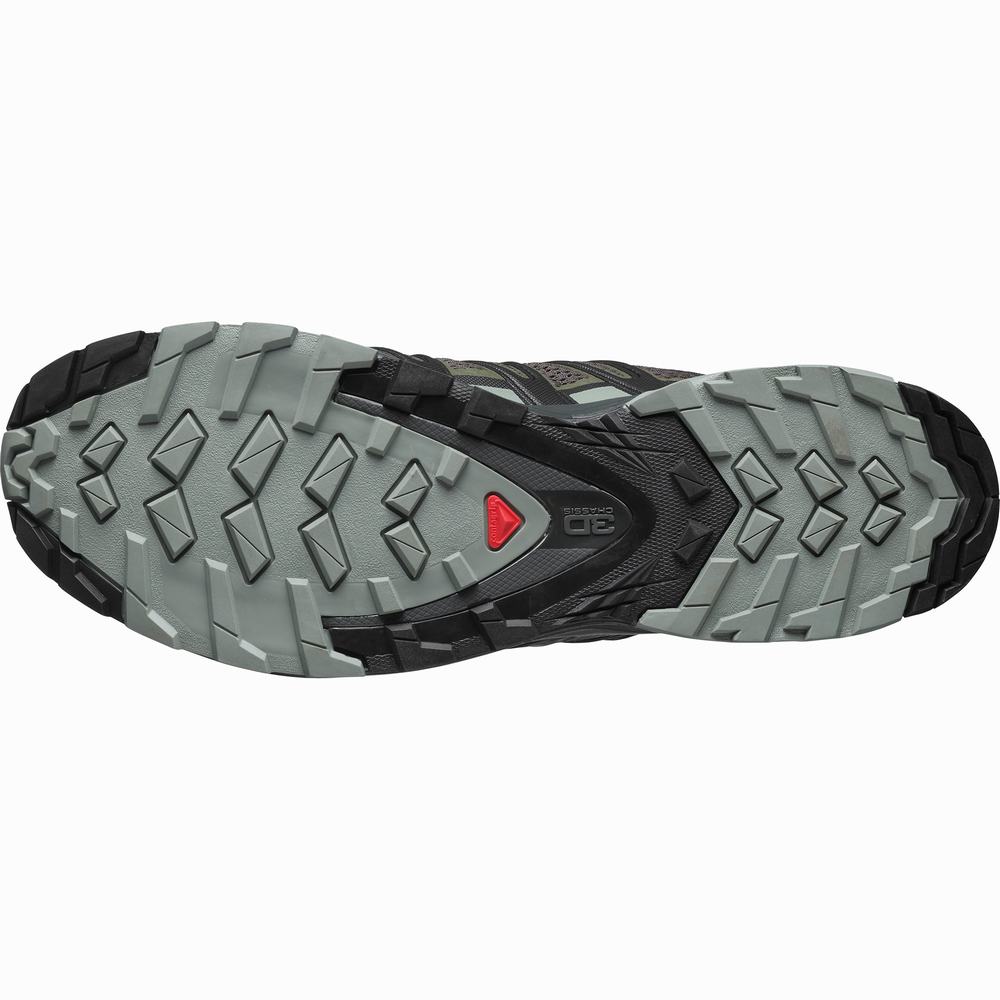 Men's Salomon Xa Pro 3d V8 Hiking Shoes Purple/ Grey | NZ-0438951