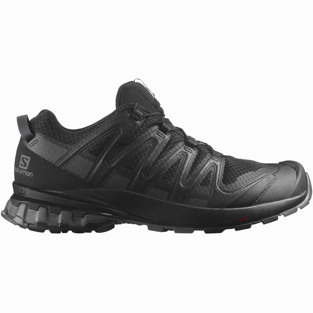 Men\'s Salomon Xa Pro 3d V8 Hiking Shoes Black | NZ-7234105