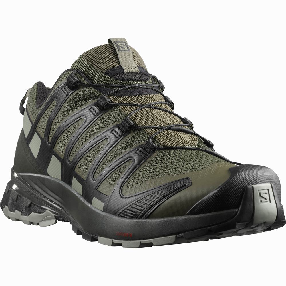 Men's Salomon Xa Pro 3d V8 Trail Running Shoes Purple/ Grey | NZ-1680527