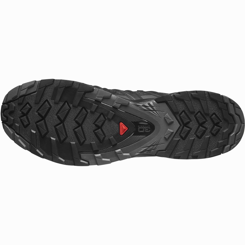Men's Salomon Xa Pro 3d V8 Wide Trail Running Shoes Black | NZ-9281307