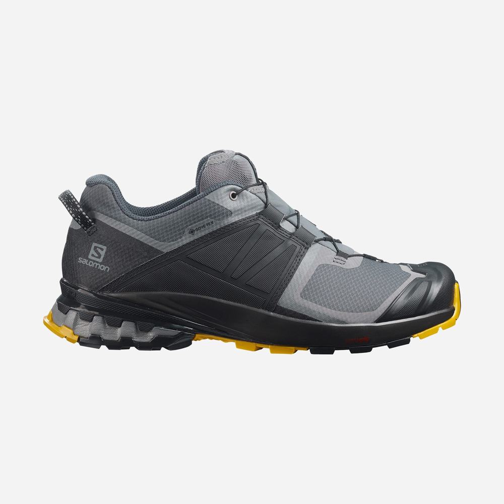 Men\'s Salomon Xa Wild Gore-tex Hiking Shoes Black | NZ-4879253