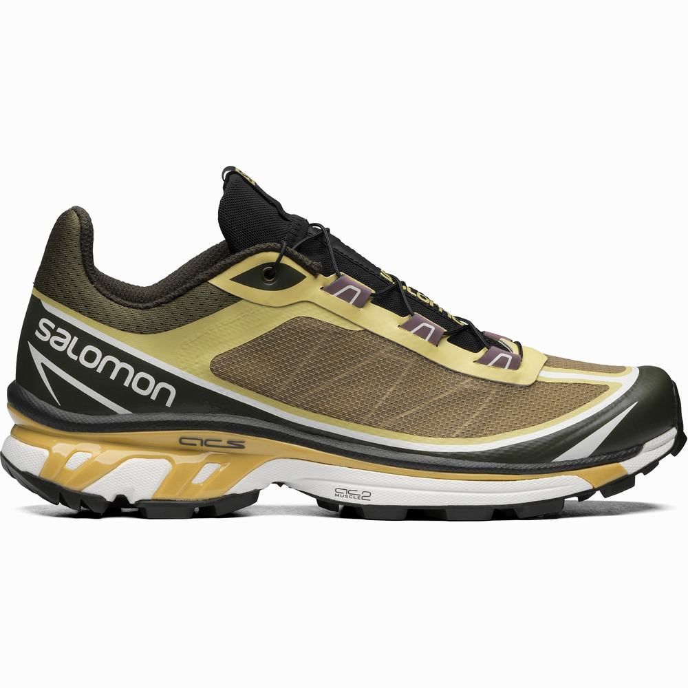 Men\'s Salomon Xt-6 Ft Sneakers Yellow/Green/Black | NZ-5724389