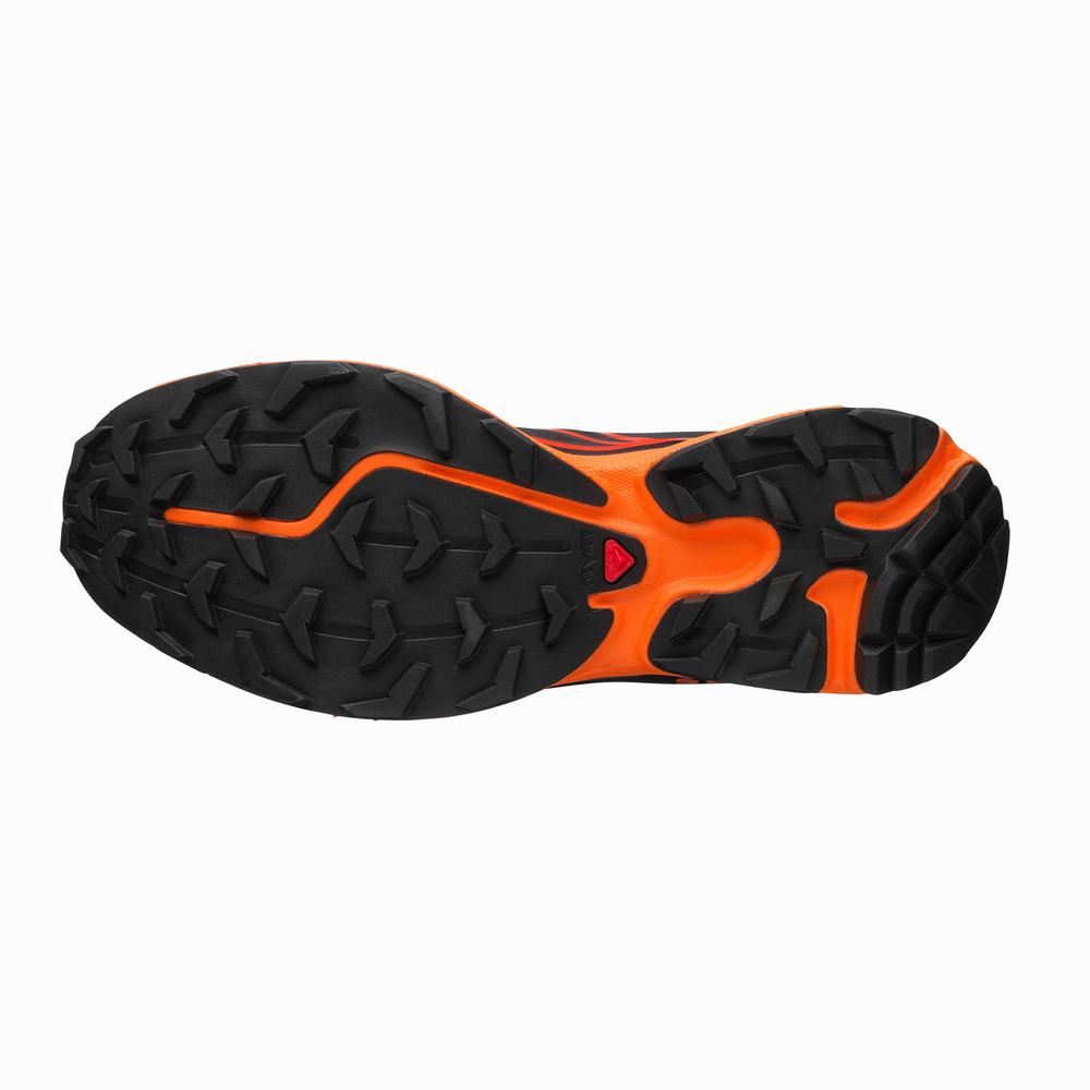 Men's Salomon Xt-6 Sneakers Black/ Orange | NZ-4076358