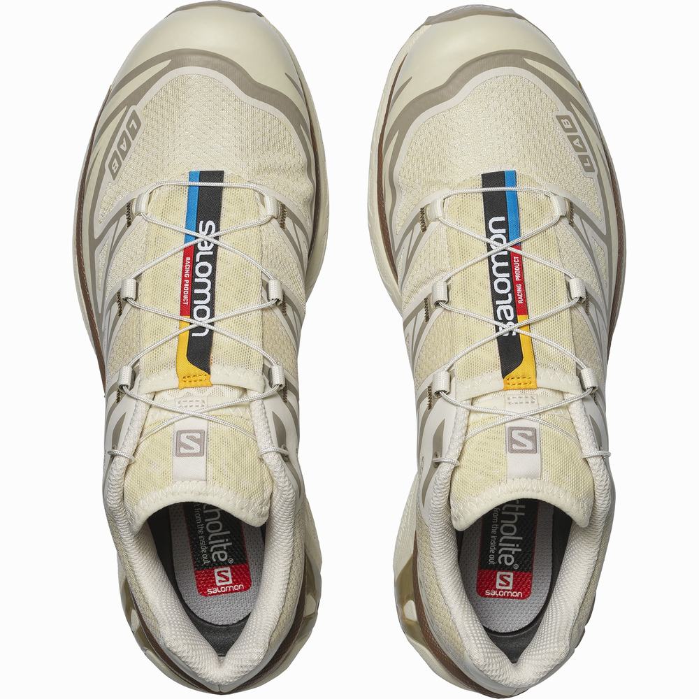 Men's Salomon Xt-6 Sneakers Khaki | NZ-4867109