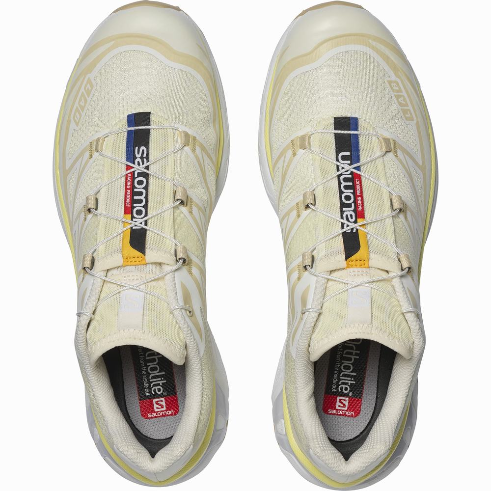 Men's Salomon Xt-6 Sneakers Light Yellow/Yellow | NZ-8671490