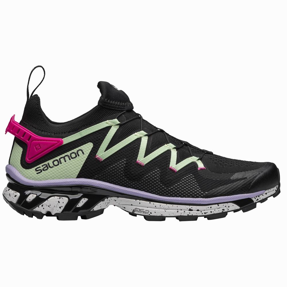 Men\'s Salomon Xt-rush Sneakers Black/Green/Pink | NZ-9703861