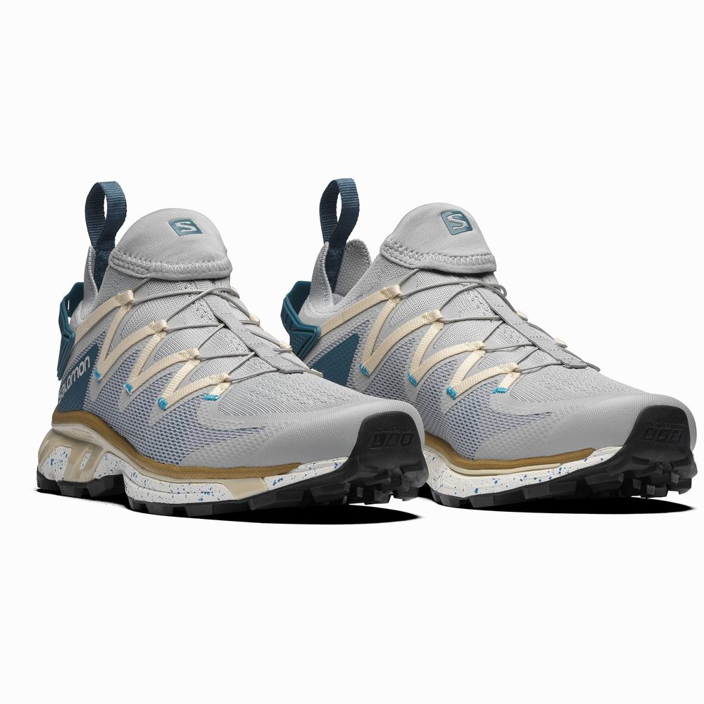 Men's Salomon Xt-rush Sneakers Grey/Blue | NZ-5904637